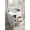 James Martin Vanities Palisades 36in Single Vanity, Bright White w/ 3 CM White Zeus Quartz Top 527-V36-BW-3WZ - alternate 4